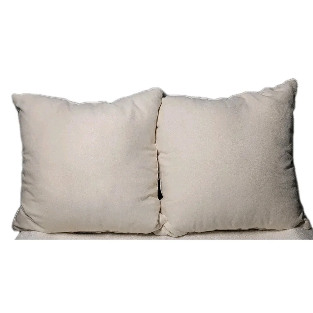 Cardinal Holly Pillow Square With Embroidered Holly And On Bird Bone Color Set 2
